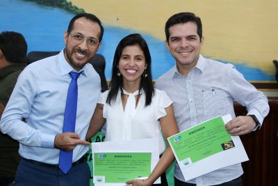 notícia: Fisioterapeutas do Regional de Santarém recebem homenagem na Câmara de Vereadores