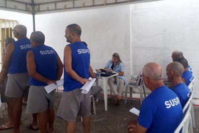 notícia: Centro Regional de Governo leva saúde para detentos em Santarém