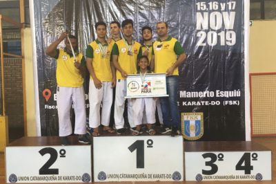 notícia: Caratecas paraenses conquistam cinco medalhas de ouro na Argentina