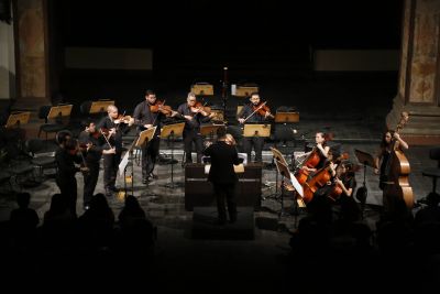 notícia: Música erudita foi destaque no concerto da OSTP na igreja de Santo Alexandre