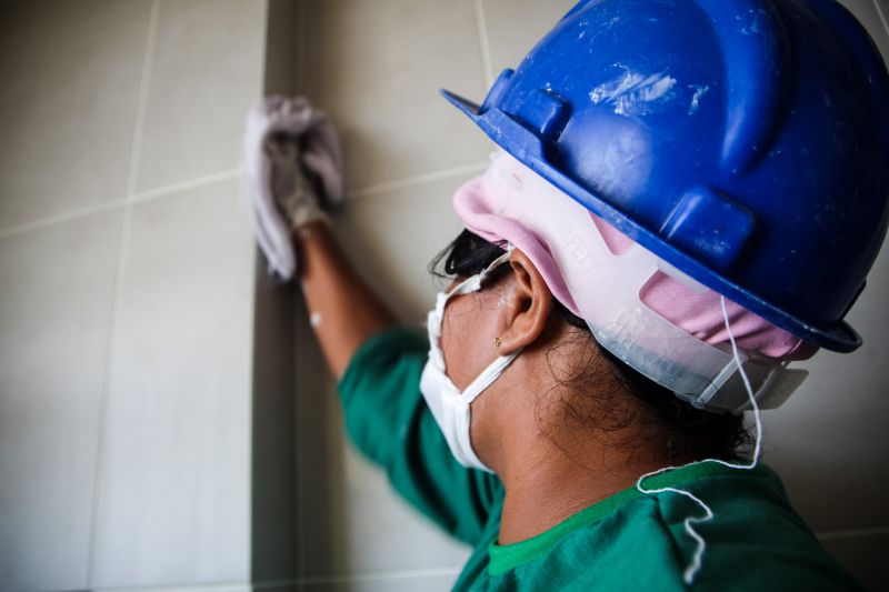 Obras no Hospital Abelardo Santos ,nos andares 08 e 09  <div class='credito_fotos'>Foto: Pedro Guerreiro / Ag. Pará   |   <a href='/midias/2020/originais/6242_db930f48-a1cf-7c37-ec97-b48a10cb290a.jpg' download><i class='fa-solid fa-download'></i> Download</a></div>