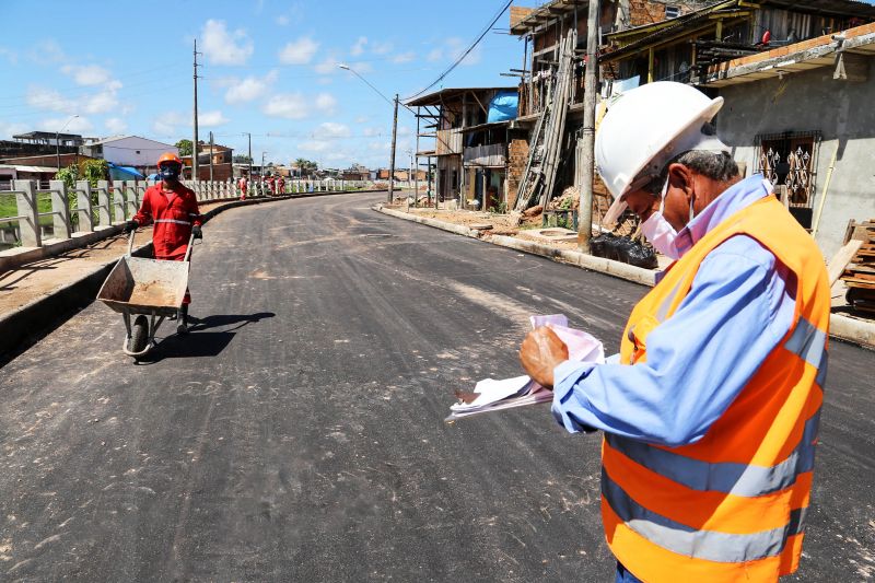 Obras Tucunduba e Asfalto - Fotos Bruno Cecim <div class='credito_fotos'>Foto: Bruno Cecim / Ag.Pará   |   <a href='/midias/2020/originais/6578_aab5fb05-b5be-8567-8825-00d80660fb4f.jpg' download><i class='fa-solid fa-download'></i> Download</a></div>