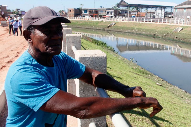 Na manhã desta terça-feira (28), as obras do projeto de macrodrenagem da Bacia do Tucunduba, em Belém, receberam a visita da Comissão de Acompanhamento de Obras (CAO). Formada por 18 moradores, a comissão tem a função de fiscalizar e acompanhar o andamento das obras do governo do Estado, através da Secretaria de Estado de Desenvolvimento e Obras Públicas (Sedop). <div class='credito_fotos'>Foto: Marcelo Seabra / Ag. Pará   |   <a href='/midias/2020/originais/6620_3fe0eb19-731f-100b-eb20-16d2b0f13556.jpg' download><i class='fa-solid fa-download'></i> Download</a></div>