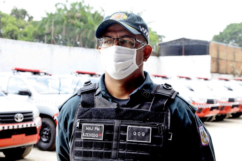 BelÃ©m, ParÃ¡, Brasil. EXPECTATIVA ENTREGA VIATURAS - Major JoÃ£o Azevedo, Chefe da seÃ§Ã£o de gerenciamento e controle de frota do almoxarifado central da PM - 25/08/2020 <div class='credito_fotos'>Foto: Ricardo Amanajás / Ag. Pará   |   <a href='/midias/2020/originais/6758_46c47f5a-29e7-9d7e-bd07-ff478510d6d8.jpg' download><i class='fa-solid fa-download'></i> Download</a></div>