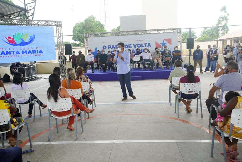 Governo do Estado Entrega títulos de terra em Santa Maria do Pará <div class='credito_fotos'>Foto: Marco Santos / Ag. Pará   |   <a href='/midias/2020/originais/7150_06ffbf5d-8e65-6eb6-29ec-0c8711189f3e.jpg' download><i class='fa-solid fa-download'></i> Download</a></div>