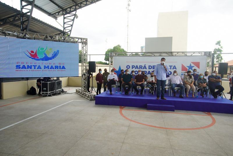 Governo do Estado Entrega títulos de terra em Santa Maria do Pará <div class='credito_fotos'>Foto: Marco Santos / Ag. Pará   |   <a href='/midias/2020/originais/7150_f1071505-8c16-5317-230c-b285c6401911.jpg' download><i class='fa-solid fa-download'></i> Download</a></div>