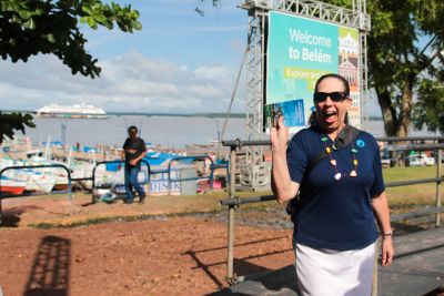 galeria: Estado promove receptivo para 1.200 turistas que desembarcam em Belém