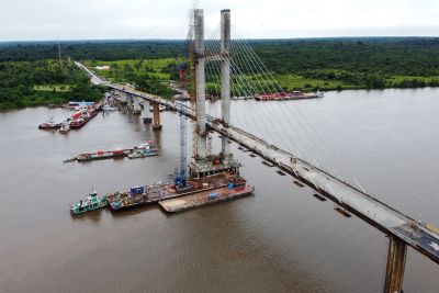 galeria: Ponte sobre Rio Moju será inaugurada dia 31 de Janeiro