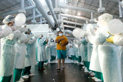 No Hangar, Hospital de Campanha garante recuperação de 85 pacientes de  Covid-19