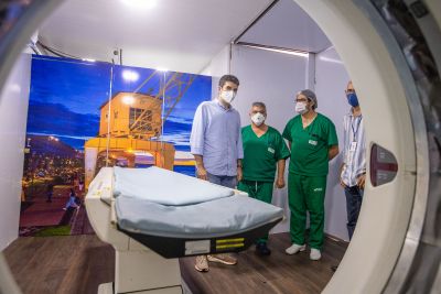 galeria: Hospital de Campanha de Marabá recebe tomógrafo e 19 leitos de UTI