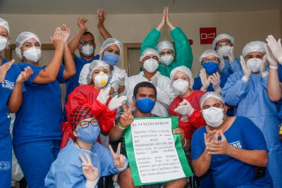 galeria: Hospital Abelardo Santos supera 28 mil atendimentos e 509 altas de pacientes