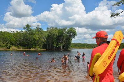notícia: Corpo de Bombeiros alerta para risco de afogamento em áreas impróprias para banho