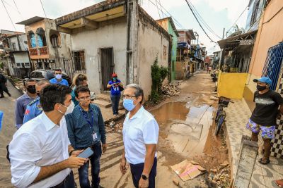 galeria: Governador acompanha obras do programa asfalto por todo o Pará - Bairro da Terra Firme