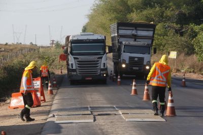 galeria: Balanças flagram quase 600 veículos com excesso de peso na PA-150.