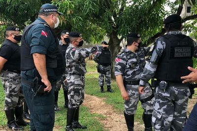notícia: Polícia Militar discute cessão de área para novas instalações da Sespa