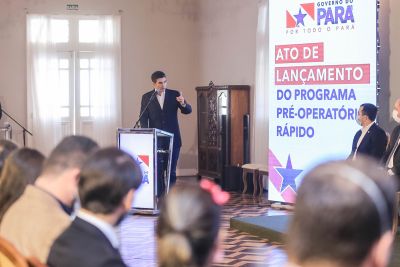 galeria: Governo do Estado lança programa Pré-operatório rápido para zerar filas de espera