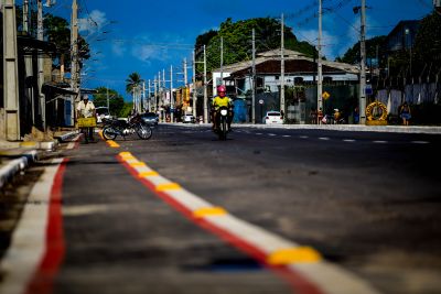 notícia: Governo investe em obras que aumentam malha cicloviária no Pará