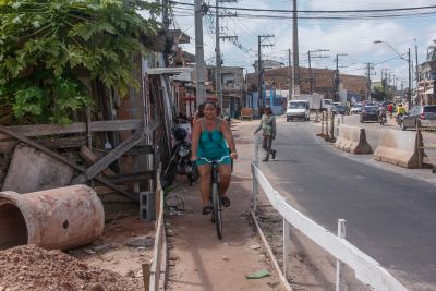 galeria: Obras na rua Padre Bruno Sechi avançam e promovem melhorias à mobilidade em Belém