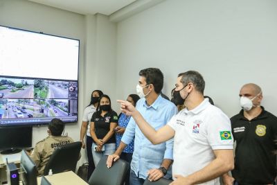 galeria: Governador visita Centro Integrado de Comando, em Belém