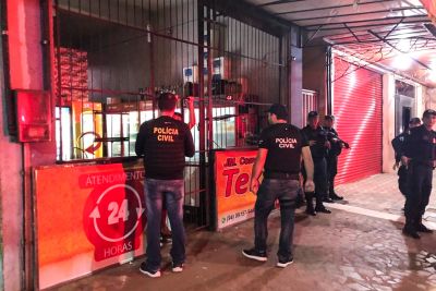 notícia: Polícia Civil fecha 20 estabelecimentos comerciais em Marituba