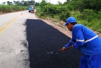 notícia: Setran executa obras de conservação em rodovias do sudeste paraense