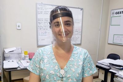 notícia: Associação Brasileira de Enfermagem doa máscaras de proteção à Santa Casa