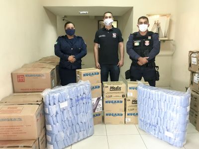notícia: Governo entrega 20 mil luvas e máscaras para Guarda Municipal de 34 cidades 