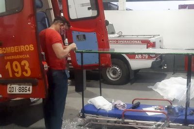 notícia: Corpo de Bombeiros do Pará desenvolve cápsula para transporte de pacientes com covid-19
