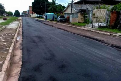 notícia: Obras de pavimentação urbana seguem em 42 municípios paraenses