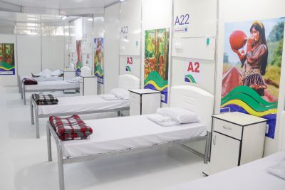 notícia: Governo do Pará entrega ala exclusiva para indígenas no Hospital de Campanha de Marabá