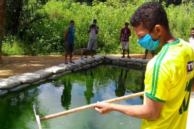 notícia: Emater estimula cultivo de pescado em Cachoeira do Piriá 