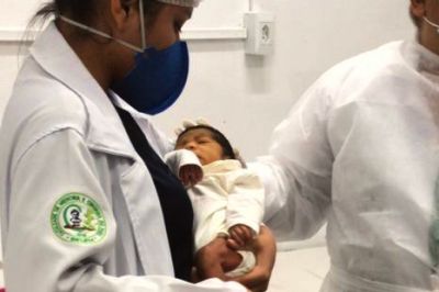 notícia: Policiais militares salvam recém-nascida no bairro do Tapanã