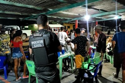 notícia: Polícia Civil fiscaliza estabelecimentos em Soure e Salvaterra, no Marajó 
