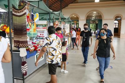 notícia: Estação Cultural de Icoaraci atrai o público com culinária, artesanato e ideias sustentáveis