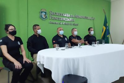 notícia: Diretores da Seap conhecem funcionamento do sistema penitenciário do Ceará