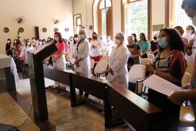 notícia: Assistentes sociais e psicólogos da Santa Casa celebram a vida em culto ecumênico