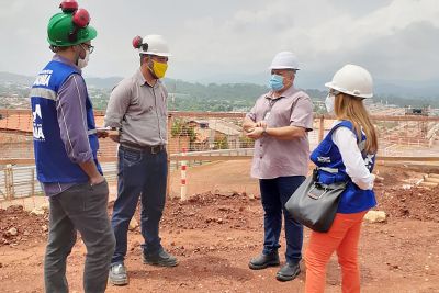 notícia: SEAC realiza visita técnica às obras da Usina da Paz em Parauapebas