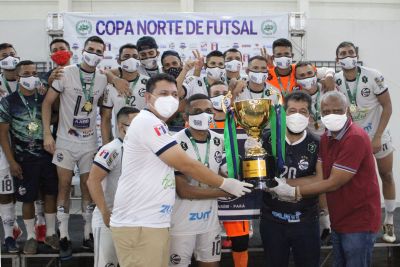 notícia: Juventude leva título da Copa Norte de Futsal no Ginásio Poliesportivo de Santarém