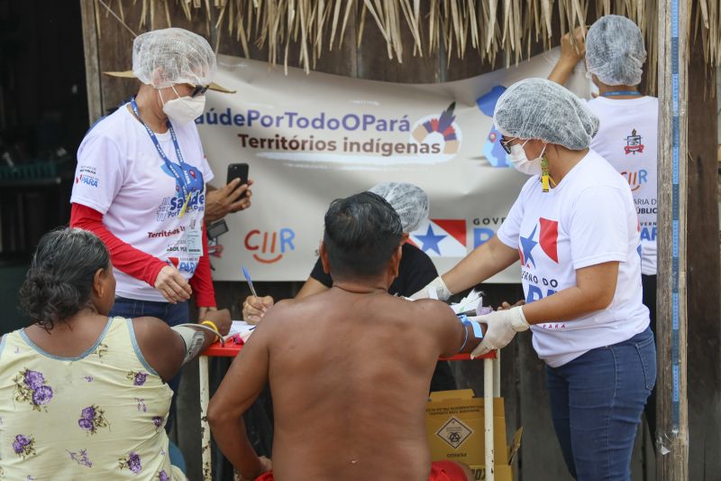 EXPEDIÇÃO SAÚDE POR TODO O PARÁ- TERRITÓRIOS INDÍGENAS- ALDEIA KRIMEI ETINIA XIKRIM <div class='credito_fotos'>Foto: Marcelo Seabra / Ag. Pará   |   <a href='/midias/2021/originais/10058_ce290ade-cc19-2aa7-78a8-7d73184b7631.jpg' download><i class='fa-solid fa-download'></i> Download</a></div>