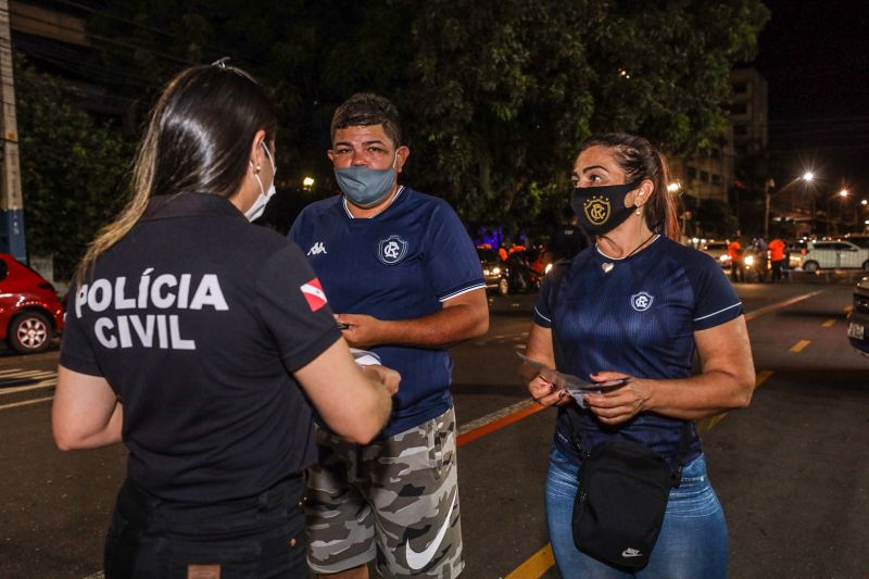 Polícia Civil lança campanha de combate a crime de importunação sexual nos estádios Fotos Marco Santos- Ag Pará <div class='credito_fotos'>Foto: Marco Santos / Ag. Pará   |   <a href='/midias/2021/originais/10077_2c3cec5e-ec66-832a-5580-b8142f8cf5e7.jpg' download><i class='fa-solid fa-download'></i> Download</a></div>