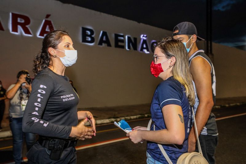 Polícia Civil lança campanha de combate a crime de importunação sexual nos estádios Fotos Marco Santos- Ag Pará <div class='credito_fotos'>Foto: Marco Santos / Ag. Pará   |   <a href='/midias/2021/originais/10077_84e5177d-a96c-25ea-68f4-eb0125d09381.jpg' download><i class='fa-solid fa-download'></i> Download</a></div>