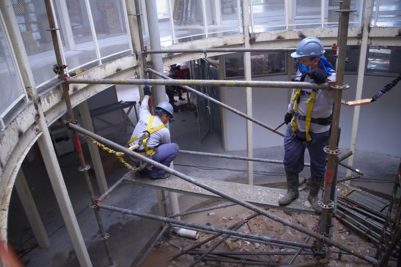 Obras da Usina da Paz em Marituba, região metropolitana de Belém. <div class='credito_fotos'>Foto: Pedro Guerreiro / Ag. Pará   |   <a href='/midias/2021/originais/10192_05ee3eec-49c1-42e1-f68a-fac2759232e9.jpg' download><i class='fa-solid fa-download'></i> Download</a></div>