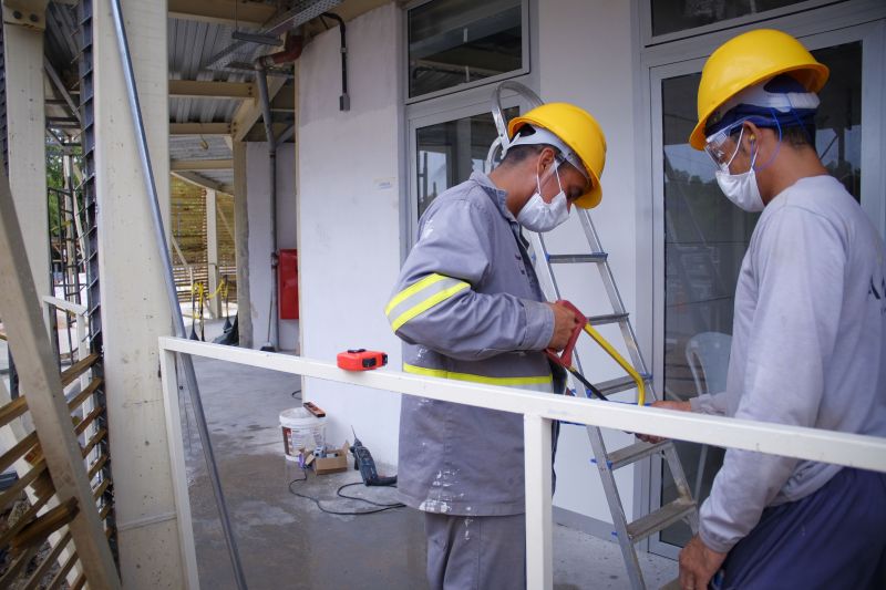 Obras da Usina da Paz em Marituba, região metropolitana de Belém. <div class='credito_fotos'>Foto: Pedro Guerreiro / Ag. Pará   |   <a href='/midias/2021/originais/10192_0c575af6-77e6-e922-031a-76be950d3629.jpg' download><i class='fa-solid fa-download'></i> Download</a></div>