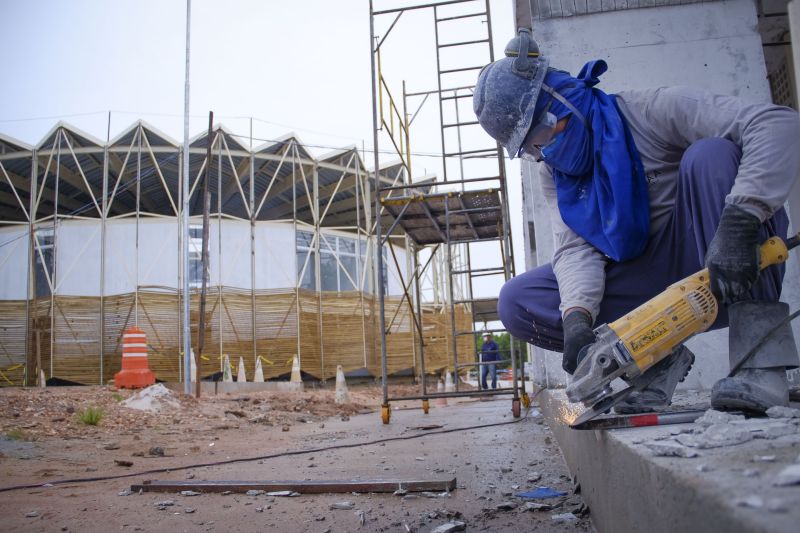 Obras da Usina da Paz em Marituba, região metropolitana de Belém. <div class='credito_fotos'>Foto: Pedro Guerreiro / Ag. Pará   |   <a href='/midias/2021/originais/10192_463616cd-3765-e1b6-5292-9ebcaf7b15e7.jpg' download><i class='fa-solid fa-download'></i> Download</a></div>