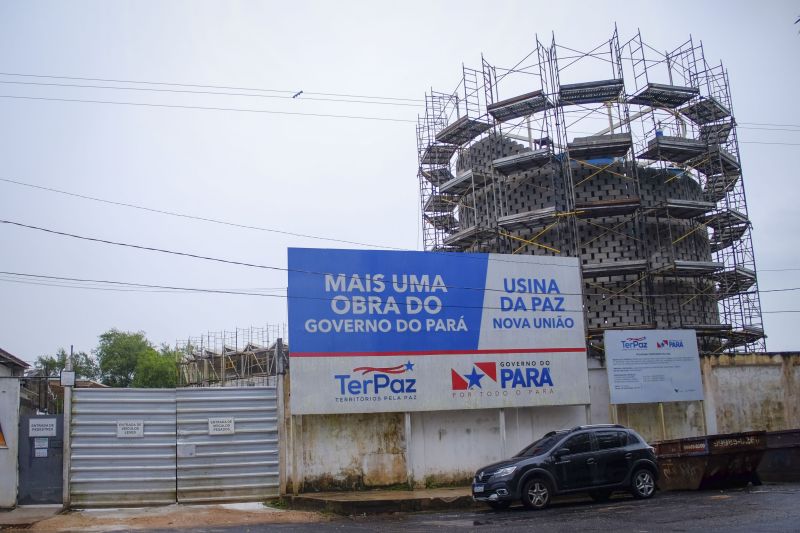 Obras da Usina da Paz em Marituba, região metropolitana de Belém. <div class='credito_fotos'>Foto: Pedro Guerreiro / Ag. Pará   |   <a href='/midias/2021/originais/10192_70cc20fa-9036-5b48-8500-a566430612d9.jpg' download><i class='fa-solid fa-download'></i> Download</a></div>