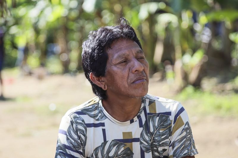 SAUDE POR TODO O PARÁ- TERRITÓRIOS INDÍGENAS- ALDEIA PYTARÉCO - ETINIA CAIAPÓ- ALTAMIRA PARÁ 
Personagens da aldeia PYTARÉCO <div class='credito_fotos'>Foto: Marcelo Seabra / Ag. Pará   |   <a href='/midias/2021/originais/10278_22a7f4eb-fea8-7405-0ce2-8d2169516c3e.jpg' download><i class='fa-solid fa-download'></i> Download</a></div>