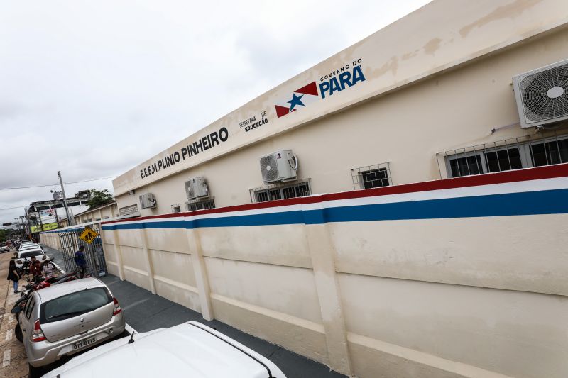 Escola Estadual de Ensino Médio Plínio Pinheiro Em Marabá Fotos Marco Santos/AGPARA <div class='credito_fotos'>Foto: Marco Santos / Ag. Pará   |   <a href='/midias/2021/originais/11396_dfed1ae0-4d69-b916-3320-5df7fc8ccf6e.jpg' download><i class='fa-solid fa-download'></i> Download</a></div>