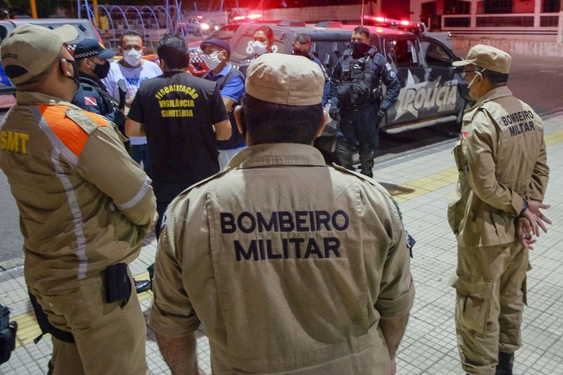 Órgãos de Segurança pública estadual municipal realizam vistorias de cumprimento do LOCKDOWN - SANTARÉM <div class='credito_fotos'>Foto: Pedro Guerreiro / Ag. Pará   |   <a href='/midias/2021/originais/7314_59e28053-30cf-a0ca-8f6b-c07971f62d20.jpg' download><i class='fa-solid fa-download'></i> Download</a></div>