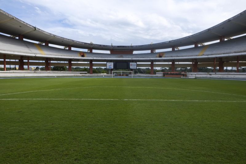 Estádio Olímpico do Pará - Mangueirão 25/02/2021 <div class='credito_fotos'>Foto: Pedro Guerreiro / Ag. Pará   |   <a href='/midias/2021/originais/7356_50247261-bb26-1c44-0fd0-48d5506365f2.jpg' download><i class='fa-solid fa-download'></i> Download</a></div>