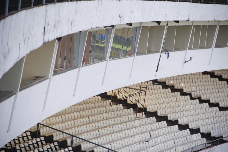 Estádio Olímpico do Pará - Mangueirão 25/02/2021 <div class='credito_fotos'>Foto: Pedro Guerreiro / Ag. Pará   |   <a href='/midias/2021/originais/7356_e93da766-c1f2-5f10-45a5-8bf50271ba62.jpg' download><i class='fa-solid fa-download'></i> Download</a></div>